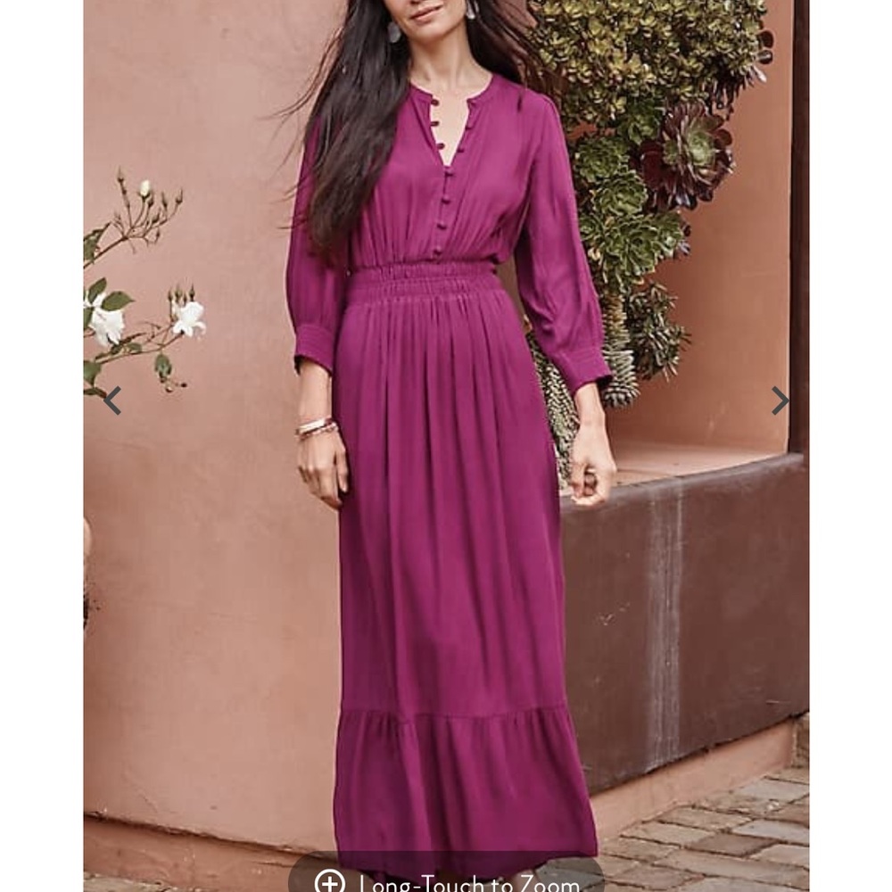 J. Jill Rich Purple Maxi Dress